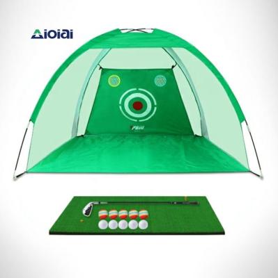 China AIOIAI Golf Practice Driving Hit Net Training Mat Indoor Outdoor Garden Golf Chipping Net GOLF-171 for sale