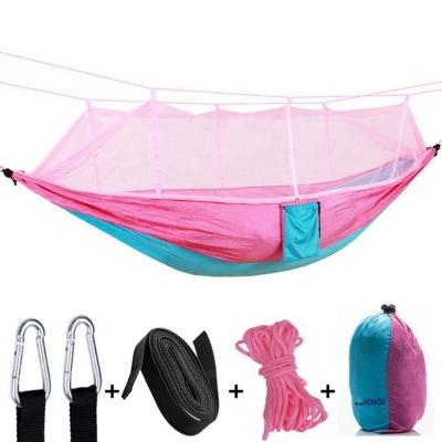 China Contemporary Newly Designed Parachute Hammock With Bug Net For Jungle Camping Hammock for sale