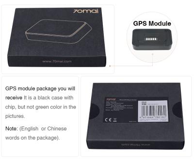 China Cheap Andriod OS xiaomi 70mai GPS Module For Dash 70mai Pro ADAS Cam Car Camera Dash Cam for sale