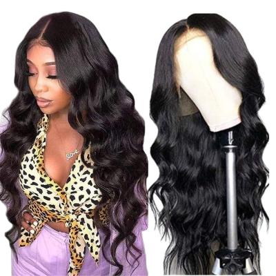 China Hot Selling Wholesale Price Glueless Body Wave Full Lace Frontal Hair Wigs 150% Density Brazilian Body Wave Lace Front Wigs for sale