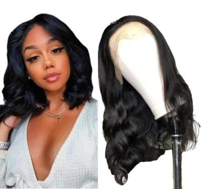 China Short Body Wave 13x4 Lace Front Hair Wigs Density Lead Wigs 150% Density Wholesale Price Body Wave Lace Front Wig for sale