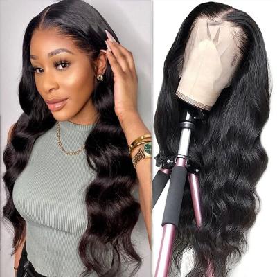 China China Wholesale 180% Density Body Wave Hair Wigs Natural Color Body Wave Human Hair Lace Front Human Hair Wigs for sale