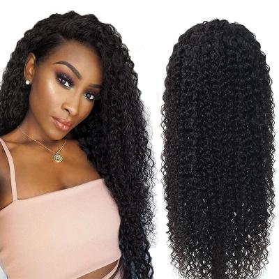 China Jerry Curly 13x4 Lace Headband Hair Wigs Brazilian Colored Women Jerry Curl Wig Vendors Wholesales Raw Hair for sale