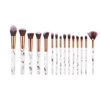 China Angular Blush Wholesale Cheap High Quality Personalized Makeup Brush Set, Custom Logo 15 Pcs The Brush Set Makeup for sale