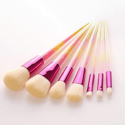 China 7pcs Diamond Handle Makeup Brush Set Buy Again High Quality Custom Logo 7pcs Diamond Handle Makeup Brush Set for Cosmetic for sale