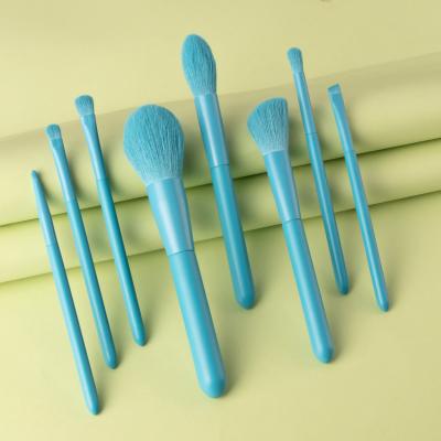 China Colorful Brushes Makeup Now Buy Again Hot Candy Theme Custom Logo 8 Pcs Colorful Brush Set Makeup For Cosmetic for sale