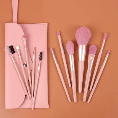 China Makeup Brush Set Pink Color Still Buy Pink Series 7pcs 12 Pcs Luxury Professional Pink Color Makeup Brush Set for sale