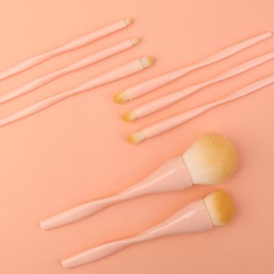 China Different Pink Makeup Brushes Buy Again Pink Series 8pcs New Trend Different Light Pink Makeup Brushes 2021 With Case for sale