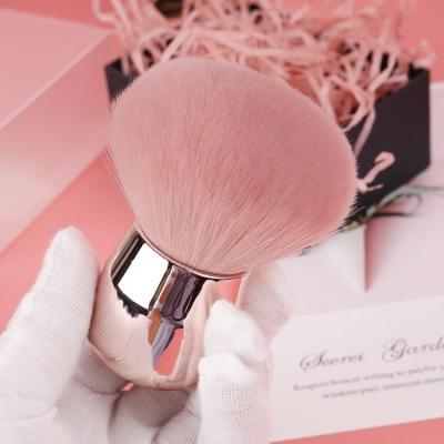 China Vegan kabuki brush private label again buy vegan private label cheap wholesale dome to shape great kabuki brushes 2021 for sale