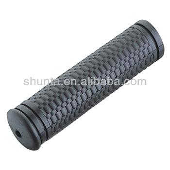 China Wholesale price hot sale high quality black durable BMX leather bicycle grips bicycle parts for sale