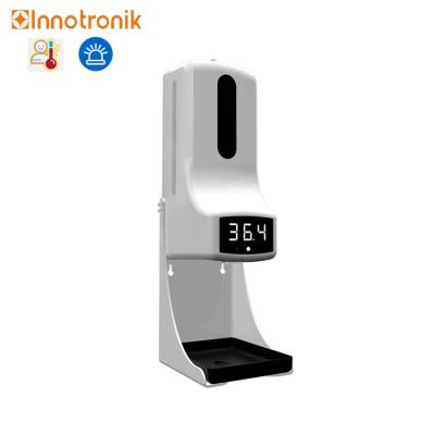 China Innotronik Siren Battery Operated Automatic Induction Temperature Measuring K9pro Soap Dispenser for sale