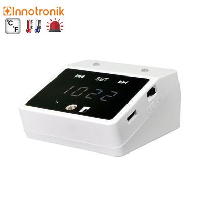 China People Counting Innotronik Mini Thermometer New Release Portable Suspension Small Size with Tripod Stand and Desk Clock Function for sale