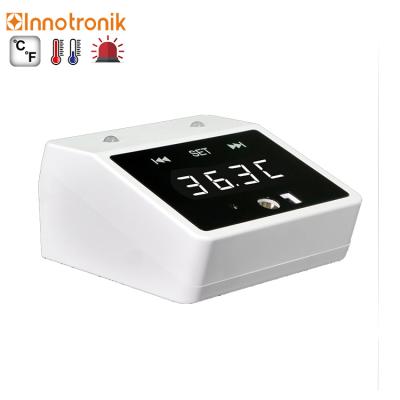 China People Counting Innotronik's New Next Desktop Thermometer with Clock and Counting Feature and Battery Operated Support for sale