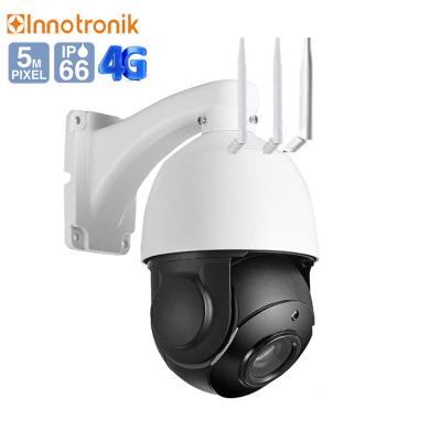 China PAN-TILT Innotronik 5MP 3G/4G WiFi POE Dome Wireless Dome Camera IR 20X Auto Zoom CCTV 4G PTZ Camera for sale