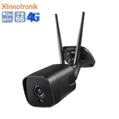 China Outdoor CCTV Camera 4G SIM Card Wifi Security Camera 1080P HD NIGHT VISION Innotronik Mini IP Wireless Bullet Cam 4G Outdoor Camera for sale