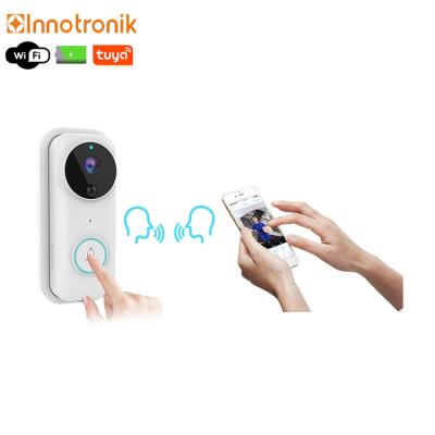 China Innotronik Tuya Smart Home Wifi Alexa Ring Wi-Fi Enabled Video Doorbell ITY-RB4-A1 Wireless Battery Operated Camera for sale