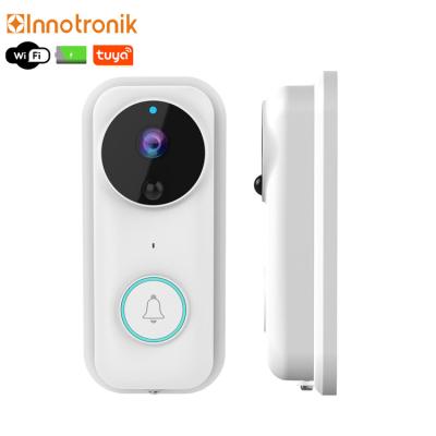 China NIGHT VISION Innotronik Wifi Video Camera Door Bell Radio Battery Operated Wireless Intercom Tuya Video Doorbell for sale