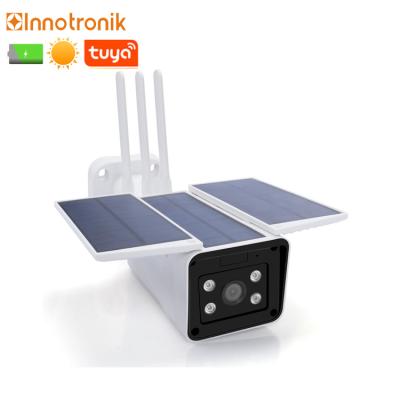 China Waterproof/Innotronik IP66 Battery IP Camera HD 1080P WIFI Waterproof Home Security Tuya Solar Solar Camera for sale