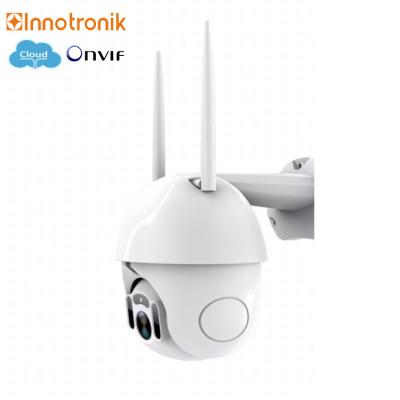 China Innotronik 1080p IP WiFi Pan Tilt Wireless P2P Dome Auto Trail Vandalproof Outdoor Tuya PTZ Camera for sale