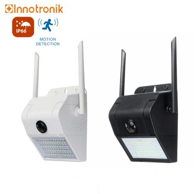 China Innotronik WiFi NIGHT VISION wireless outdoor LED lamp camera IP65 wall lamp street light camera with night vision for sale