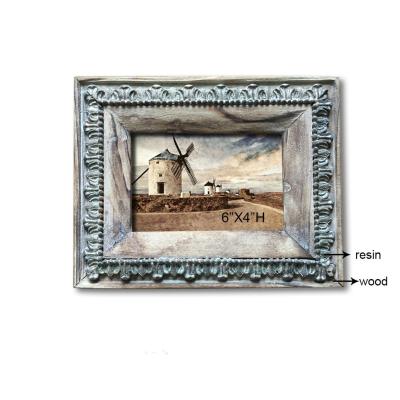 China Wooden hanging frame with glass wooden hanging frame with glass table top picture frame with rustic finishing for sale