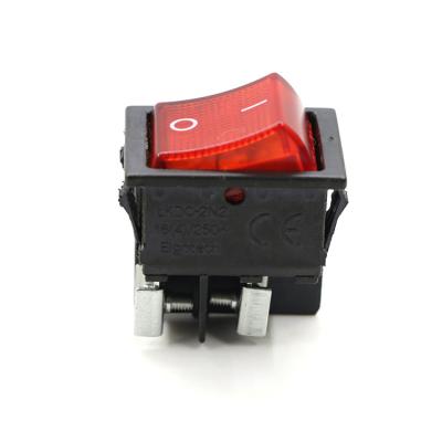 China On-Off On-Off On Boat 16A Electrical Switch 4 Pin 6 Pin Illuminated Rocker Switch KCD4 ON-OFF for sale