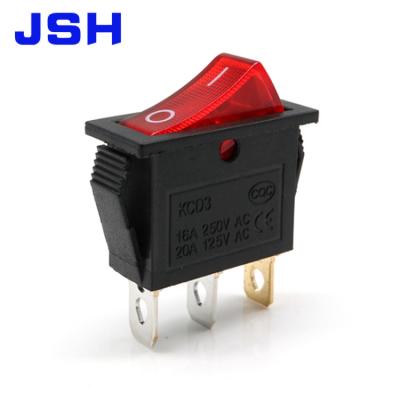 China On Off On Off On 10R (3) Rocker Switch VDE KCD3 Boat Rocker Switch 250VAC SPST 2 Pin On Off White Blue for sale