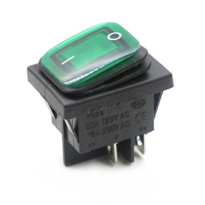 China On Off On Off On Off Mini 4PINS DPST ON OFF KCD1 12V T85 Rocker Switch Waterproof for sale