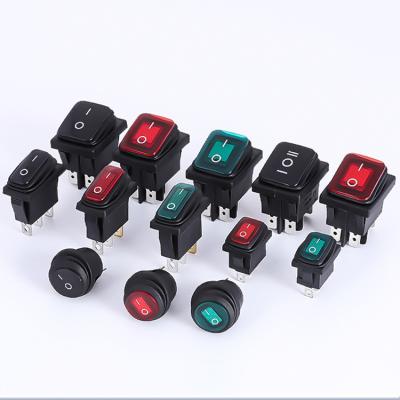 China ON OFF ON OFF ON OFF JSH KCD 16A 20A 25A 30A 32*25 Waterproof COCKPIT SWITCH for sale