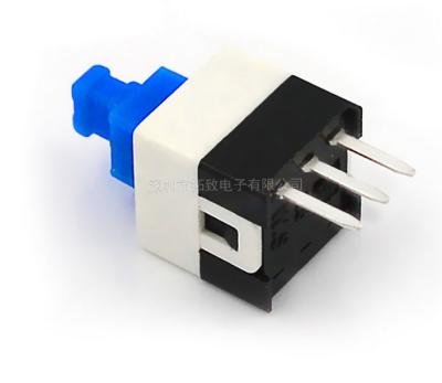 China On-Off/Momentary/Self-locking Tactile /unlocking 7x7mm Tact Push Button Self Locking 6 Pin Switch DIP PCB Mount for sale