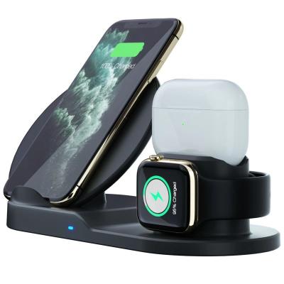 China Smart Watch Amazon's Bestselling Dock New Fast Charging Reference 3 in 1 Wireless Charger Stand for sale