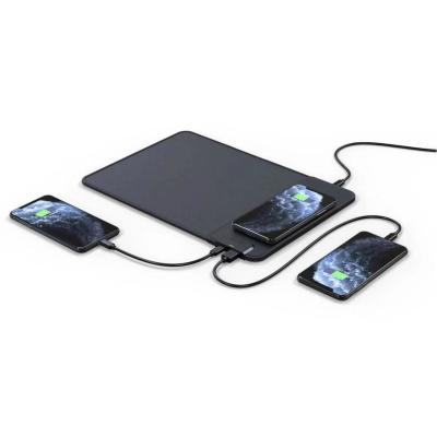 China 15W Wireless Charger Mouse Pad New IKATAK 3 in 1 USB Type C Output Phone Charging 15W Wireless Charger Mouse Pad for sale