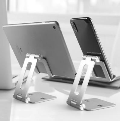 China New Arrival Portable Aluminum Portable Foldable Smart Mobile Phone Holder Adjustable Phone Stand for sale