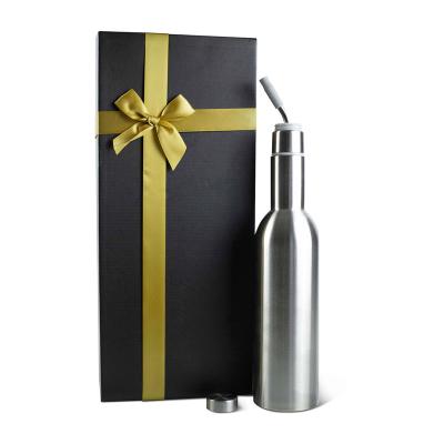 China Wholesale Sustainable Mental Thermos Wine All-In-One Wine Tumbler 25OZ Double Wall Glass Vacuum Insulated Stainless Steel Wine Bottles for sale