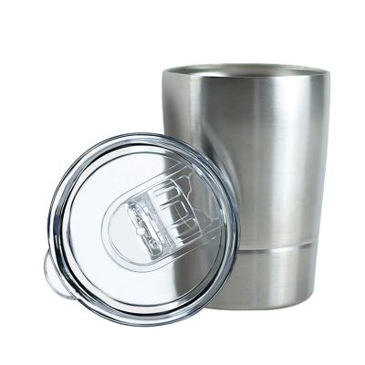 China Viable Kids Stainless Steel Double Wall Vacuum Insulated Tumbler With Lid Wholesale Mini Drink Bottle 8OZ Child Tumbler With Straw for sale