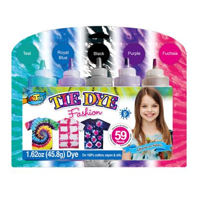 China Wholesale Kids Painting Diy Toy Tie Dye Diy Kit Open No Mess Multiple-Color Tie Dye Painting Kit for sale