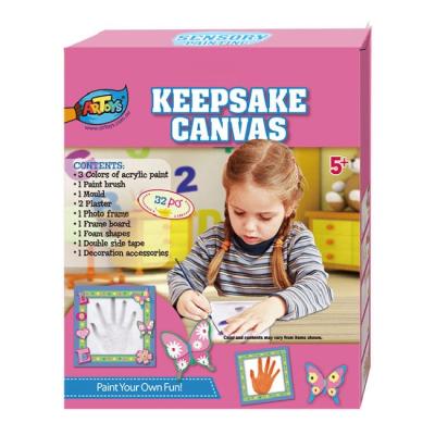 China Smooth Kids Keepsake Canvas DIY Handmade Kit for sale