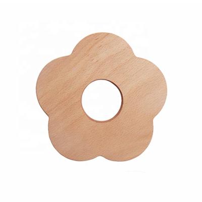 China CSL Sustainable Plant Creative Office Pot Heat Insulation Hot Selling Hot Resistant Flower Shaped Eco-friendly Non-slip Wooden Mat Pads for sale