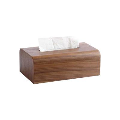 China Wholesale Multi Functional Model Eco-friendly Towel Boxes Solid Wood Tissue Box Factory CSL Tissue Container Tissue Box for sale