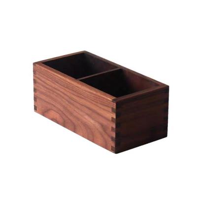 China Living Room Factory CSL Wooden Storage Containers Desktop Organizer Storage Containers Rectangle Box High Quality Sustainable High Quality for sale