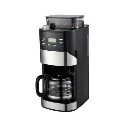 China Hotel Electrics Coffee Bean Grinder Drip Coffee Machine With CB CE ROHS SASO Certification for sale