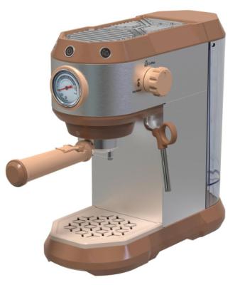 China Hotel Cappuccino Espresso Coffee Makers Machine Milk Frother 15 Bar Pump Espresso Cappuccino Maker Machine for sale