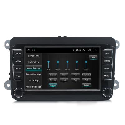 China Universal Android 10 Car Stereo GPS Navigation BT USB WIFI Autoradio For VW 2 Din 7 Inch for sale