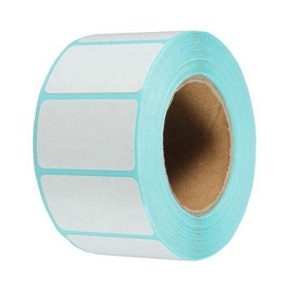 China Waterproof Custom Size In Roll Eggshell Empty Paper Adhesive Sticker for sale