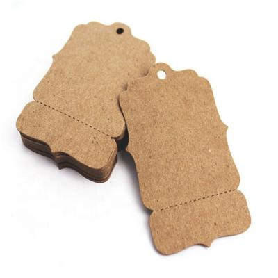 China Sustainable Kraft Paper Fancy Price Tag for sale