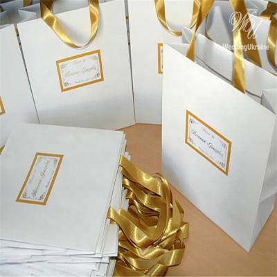 China Recyclable Customized Design Paper Bag , Paper Bag Shopping Mark for sale