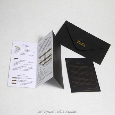 China Flyer/Leaflet/Booklet/Brochure/Booklet/Flyer/Catalog Custom Paper Printing with Gold Foiling Logo Stamping for sale