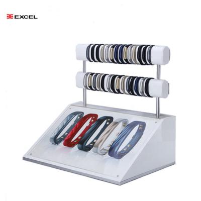 China Wholesale Modern Design Factory Custom Production Watch Strap Counter Shelf Acrylic Display Stand for sale