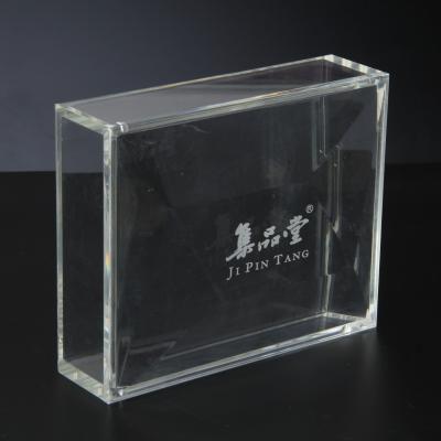 China Morden EXCEL Manufacturer Wholesale Customize Square Acrylic Box Display With Irregular Lid for sale