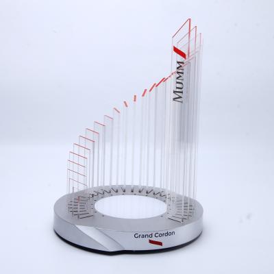 China High-end acrylic wine product tabletop display rack product exhibition rack modern fashion sales for sale